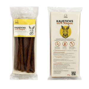 Hunde-Snack AYKA Kausticks 100 % Känguru